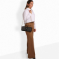 Preview: Long clutch made of calf leather in black
